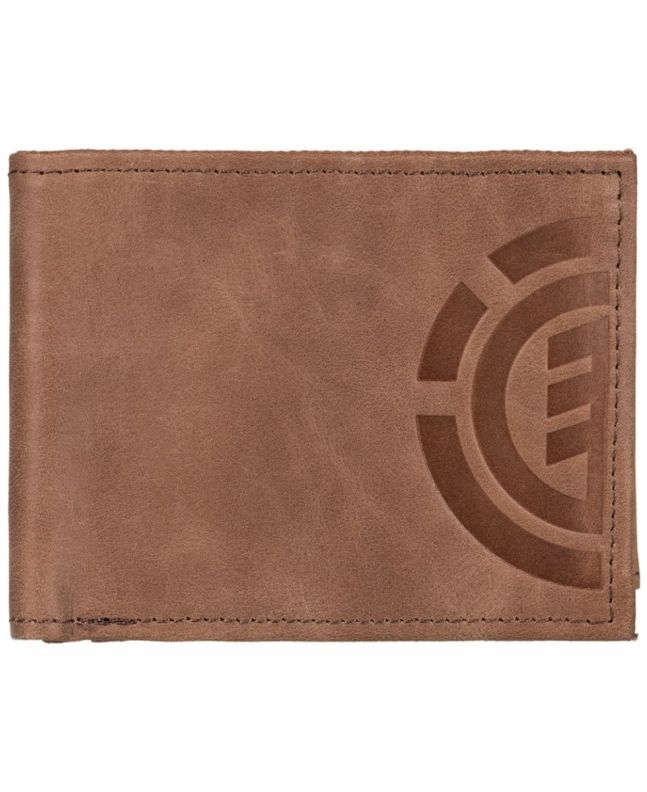 Cartera de triple hoja Element Daily Elite Marrón para hombre