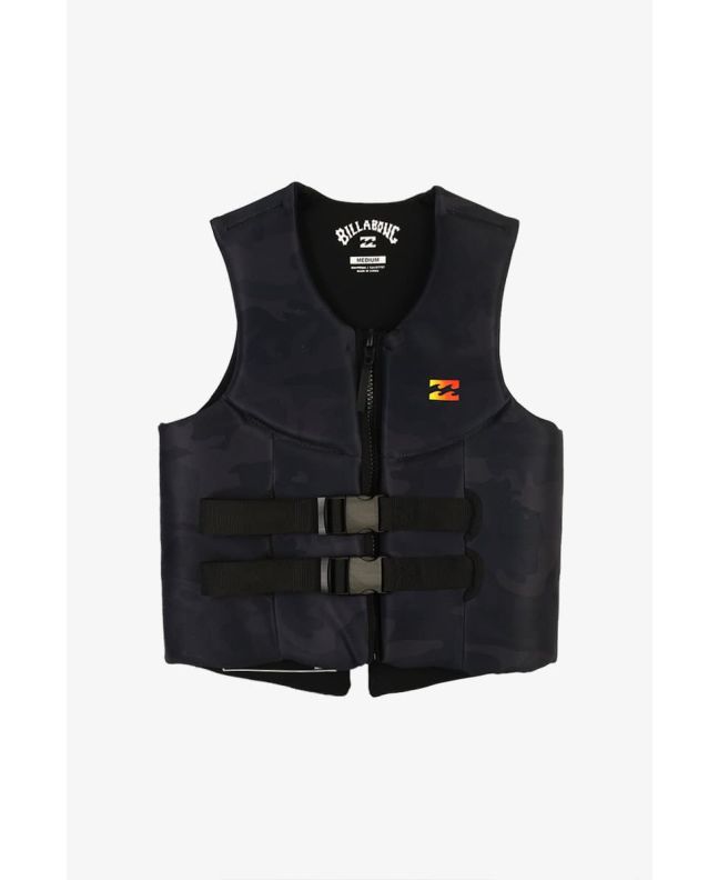 Chaleco para Wakeboard Billabong All Day CGA ISO EU Negro Camo para hombre