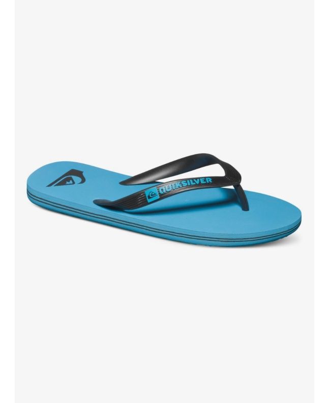 Sandalias Quiksilver Molokai azules y negras para hombre