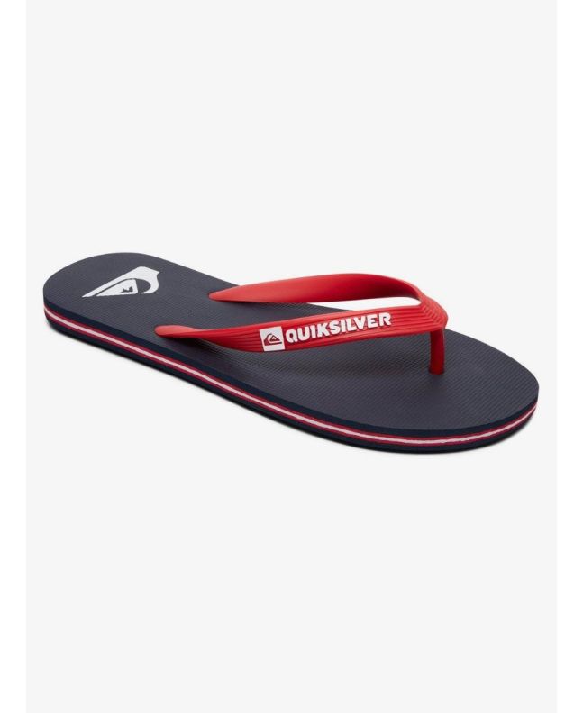 Chanclas Quiksilver para chico Molokai rojas 