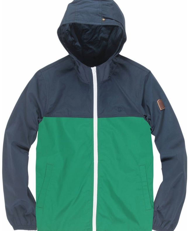 Chaqueta ligera y resistente al agua Element Alder Light 2 Tones Boy verde para chico
