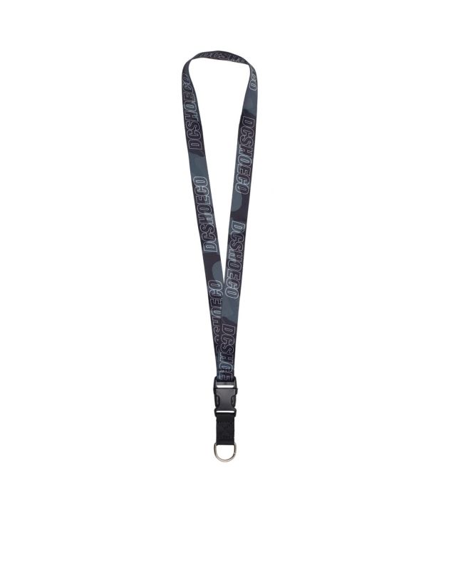 Cinta para colgar llaves DC Shoes DC Lanyard negro camo
