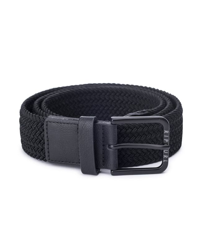 Cinturón Rip Curl Hope Rope negro para hombre
