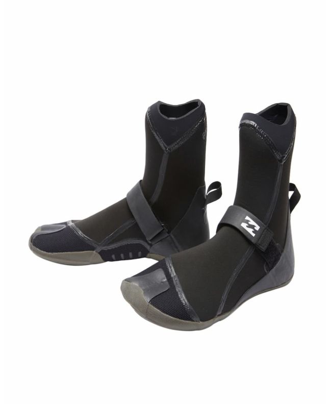 Escarpines de neopreno con punta dividida oculta Billabong 3mm Furnace negros para hombre