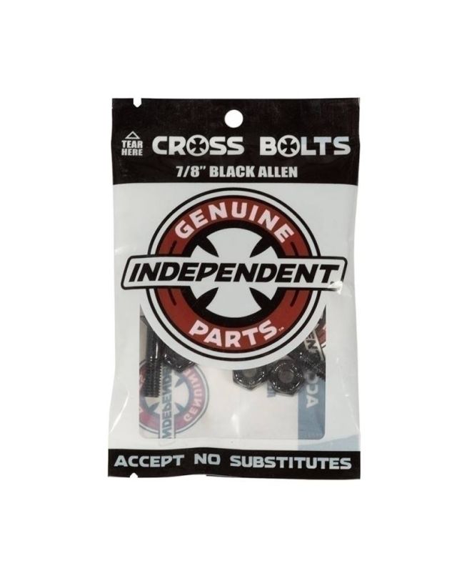 Tornillos para Skate Independent Genuine Parts Allen 7/8" Black Pack 8