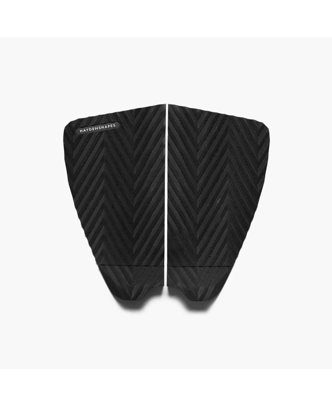 Grip para tabla de surf Hayden Shapes Traction Pad Split Tail Pad 2 piezas Negro
