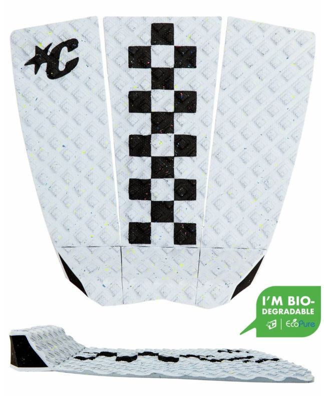 Grip para tabla de surf Creatures Jack Freestone Lite Ecopure® plateado 3 piezas