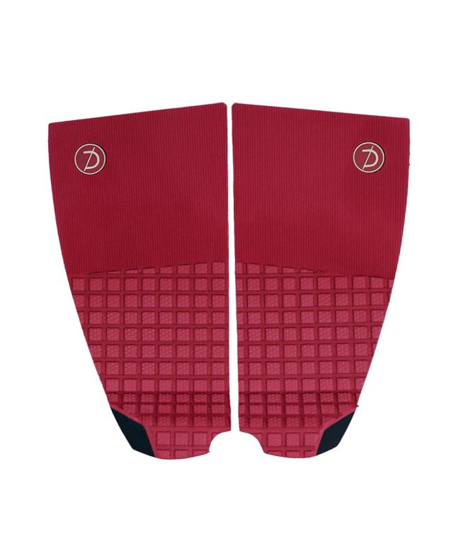 Grip para tabla de surf Deflow 2 Piece Traction Burgundy 
