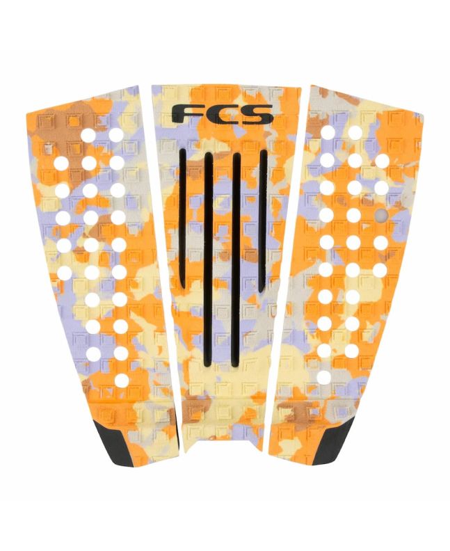 Grip para tabla de surf FCS Julian Wilson Multi Camo-Pastel 3 piezas 