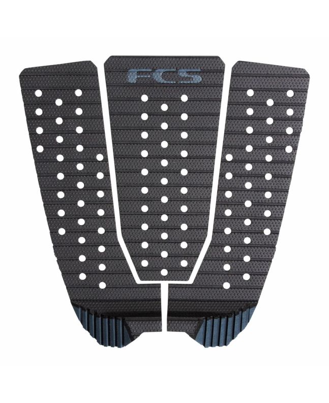 Grip para tabla de surf FCS Kolohe Andino Treadlite Negro-Azul Oscuro Tail Pad 3 piezas