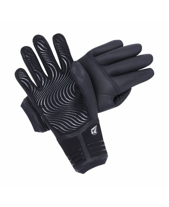 Guantes de Neopreno Volcom 3mm 5 Finger Negros para hombre 