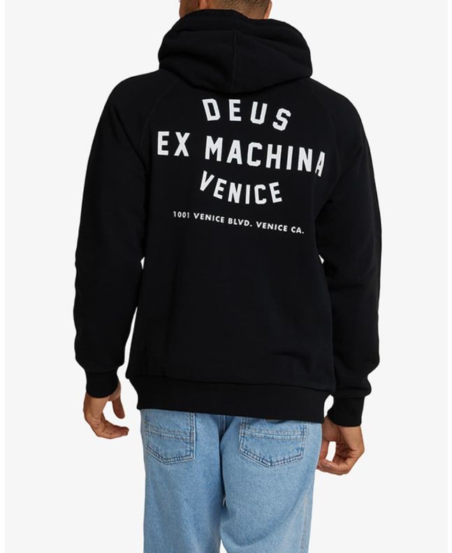 Hombre con Sudadera de capucha Deus Ex Machina Venice Address Negra 