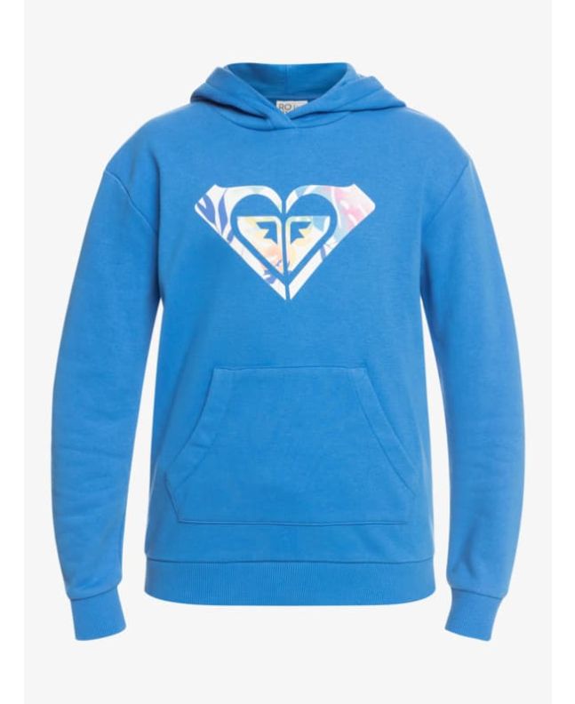 Sudadera con capucha Roxy Happiness Forever azul para chica de entre 8 y 16 años
