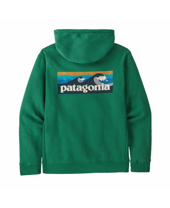 Sudadera con capucha Patagonia Boardshort Logo Uprisal Verde Unisex