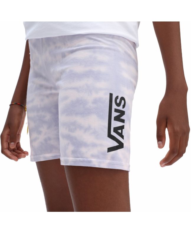 Niña con Pantalón corto Vans Water Wash lavanda 