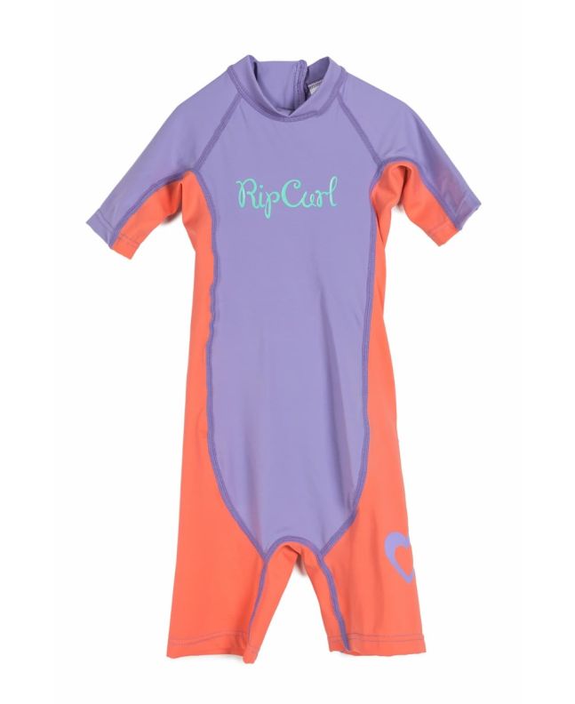 Licra de protección solar Rip Curl Mini Girl UPF 50 Spring Morada para bebé
