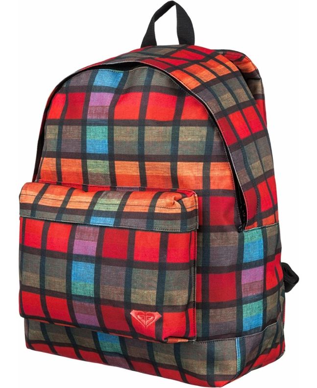 Mochila Roxy Basic Girl Cuadros 24L 