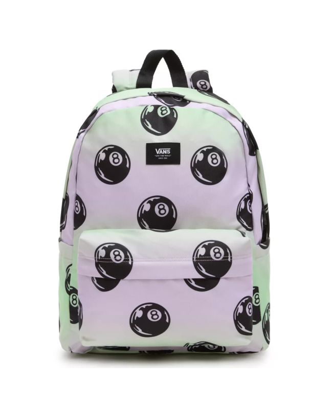Mochila Vans Old Skool H2O 22L Lavanda con estampado de bola 8 de billar Unisex