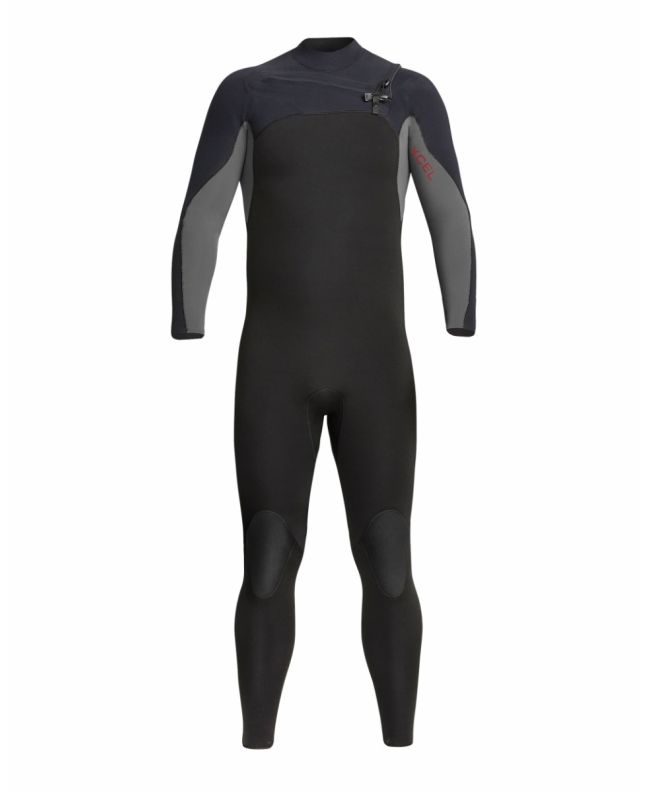Traje de Surf de Neopreno Xcel 4/3mm Phoenix con cremallera en el pecho para hombre 