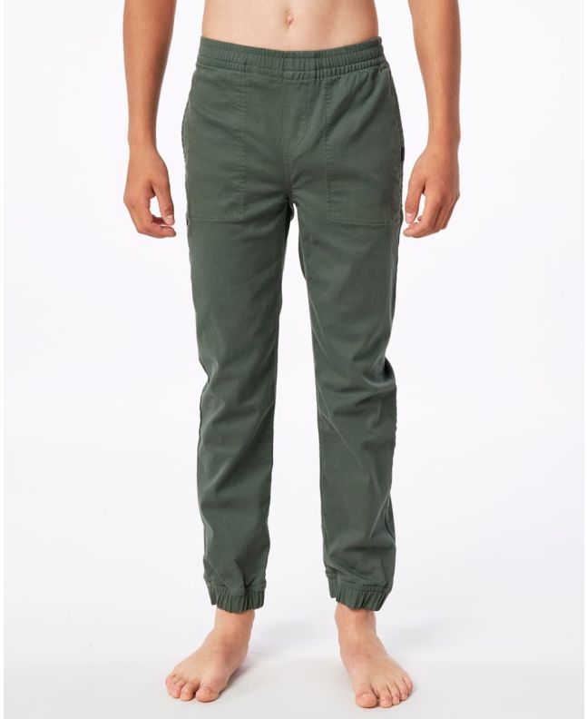 Niño con pantalón elástico Rip Curl Epic Beach verde 
