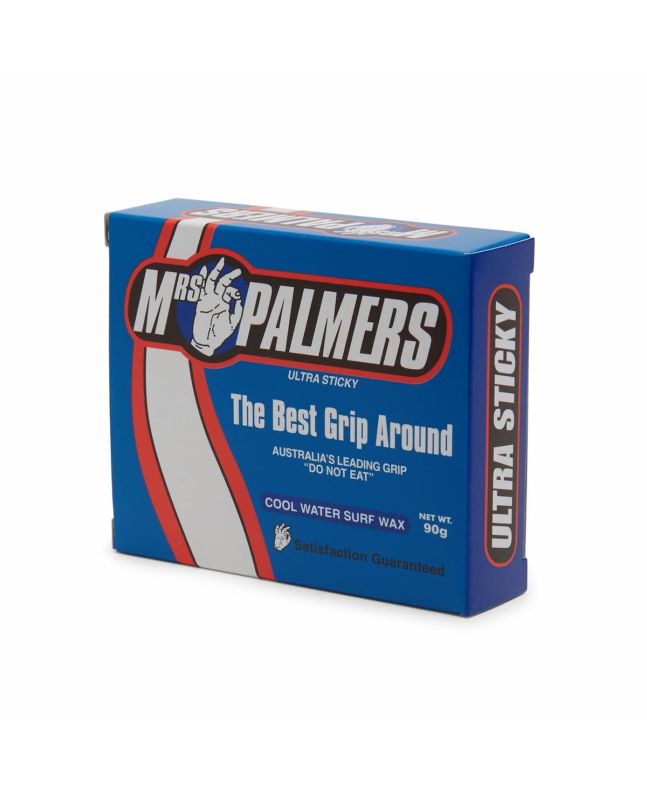 Parafina para tabla de surf Mrs Palmers Cool Water Surf Wax para aguas templadas 13-18ºC