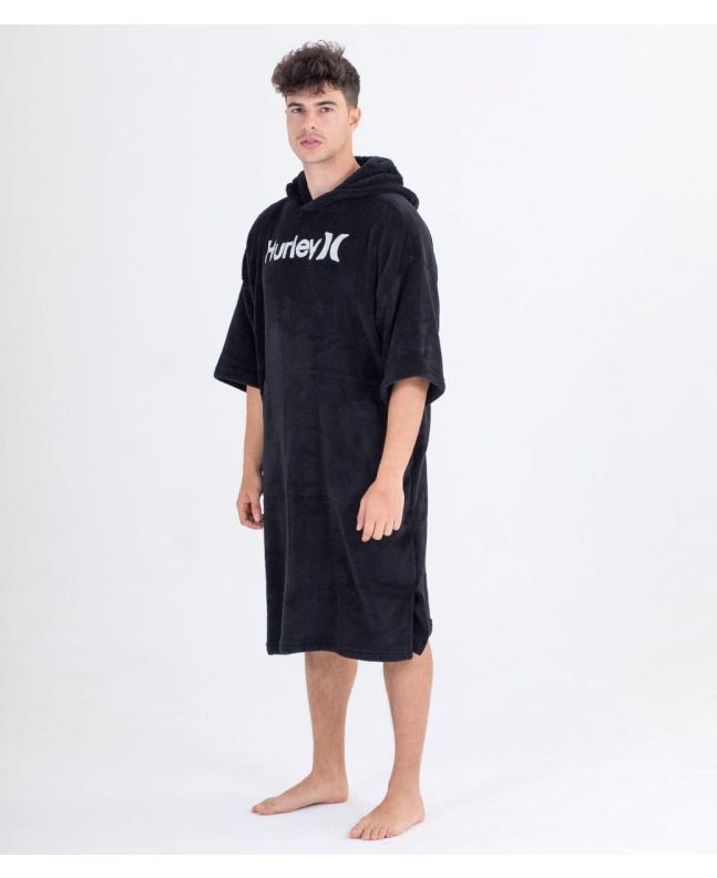 Poncho de Surf Hurley One & Only negro Unisex