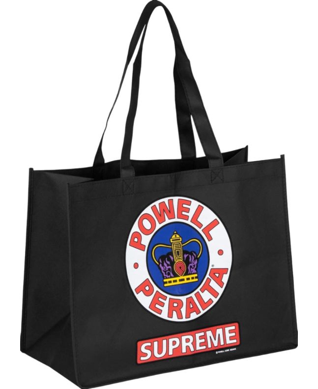 Bolsa de la compra Powell Peralta Supreme Shopping Bag Negra