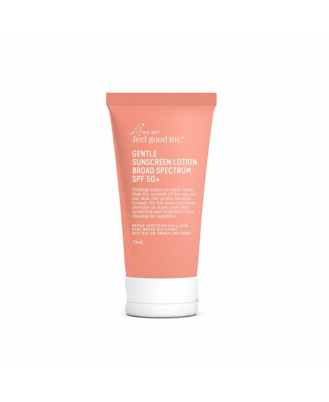 Tubo de protector solar para pieles sensibles We are feel good inc Gentle Sunscreen SPF 50+ 
