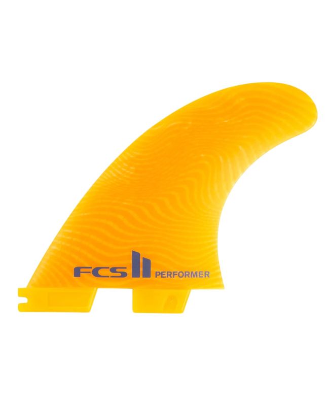 Quillas para tabla de surf FCS II Performer Neo Glass Eco Tri Fins Mango Large