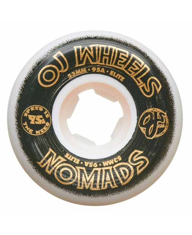 Ruedas para Skate OJ Wheels 53mm Elite Nomads 95a blancas