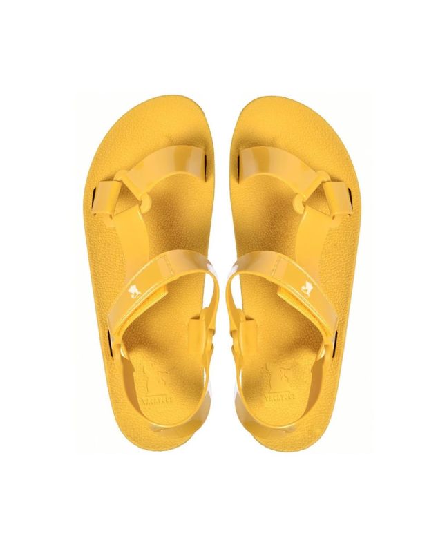 Sandalias Cacatoès Manaus Couro en color mostaza para mujer
