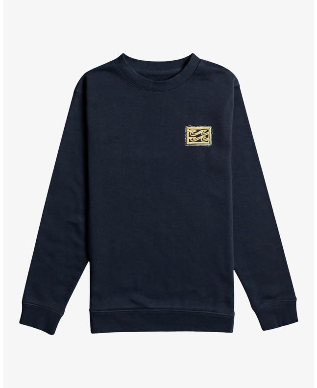 Sudadera Billabong Crayon Wave Boy Azul Marino para niños de 8 a 16 años