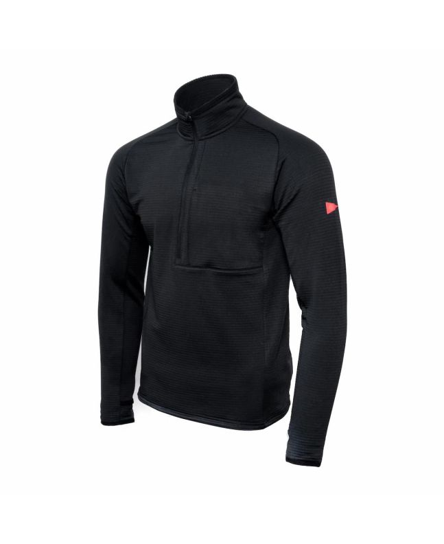 Sudadera técnica con cremallera parcial Florence Marine X Off Grid Fleece Half Zip Negra para hombre