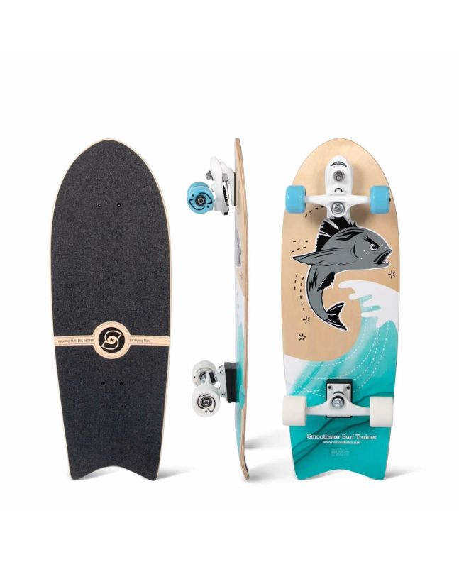 Surfskate Completo Smoothstar THD Flying Fish 30" x 10" gris 