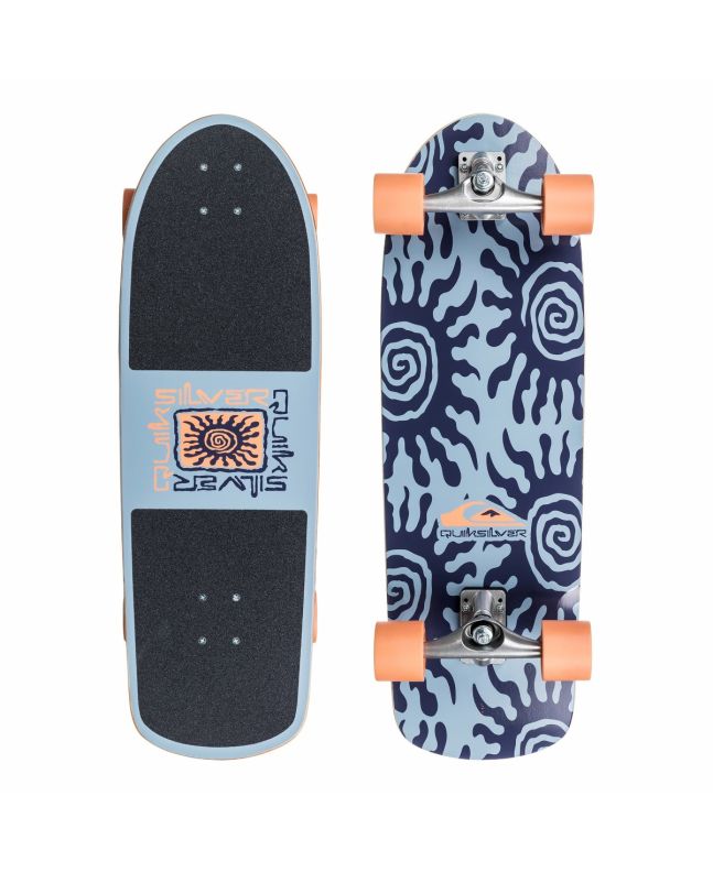 Surfskate Completo Quiksilver Floral 31" x 9.7" azul 