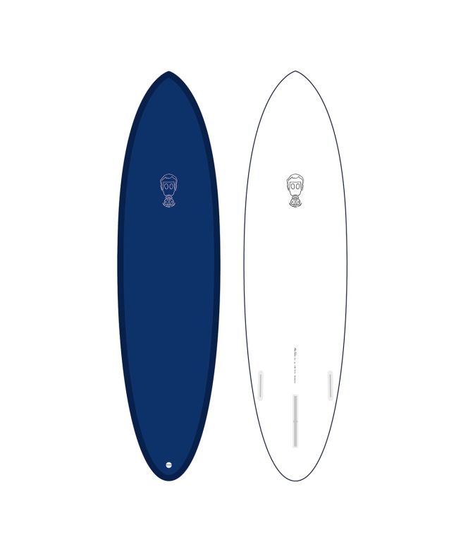Tabla de Surf Mid-Length Mark Phipps Hybrid  One Bad Egg 7'0" 43,8 Litros Azul