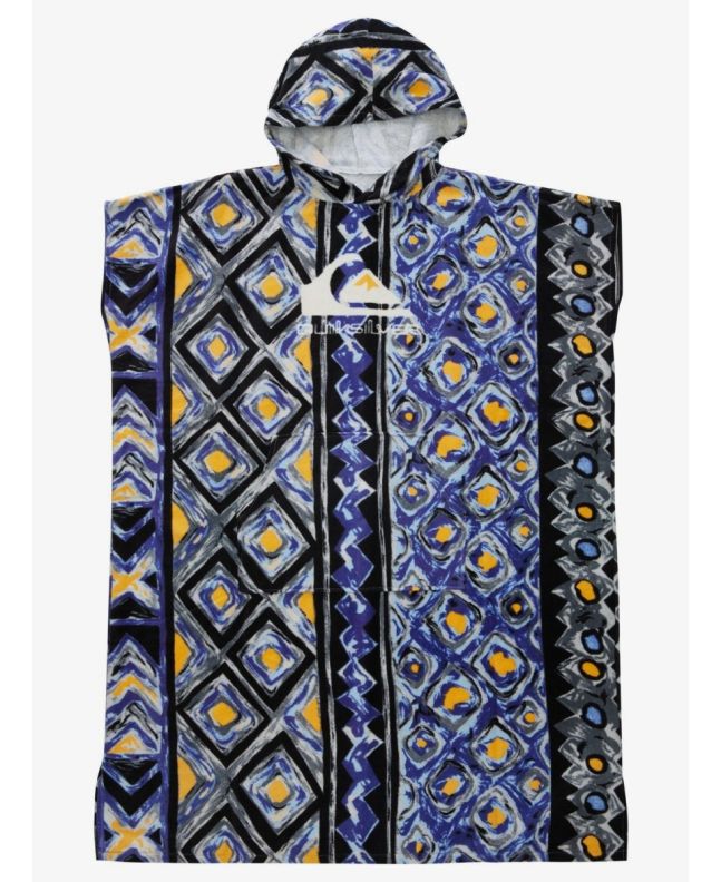 Toalla de playa con capucha Quiksilver Hoody Towel Azul