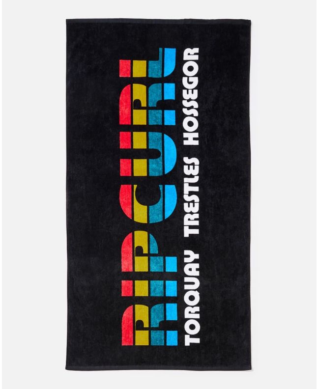 Toalla de Playa Rip Curl Mixed Negra