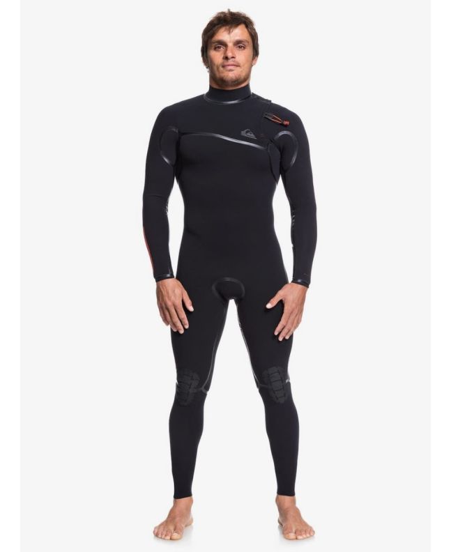 Hombre con traje de surf sin cremallera Quiksilver Highline Pro Goofy 1mm selllado