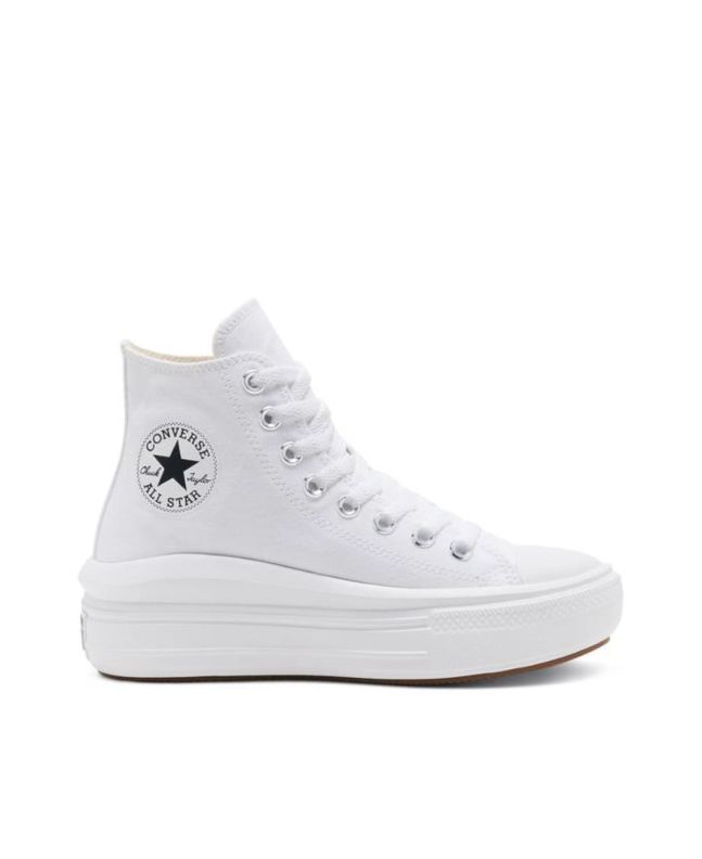 Zapatillas de plataforma Converse Chuck Taylor All Star Move High Top Blancas
