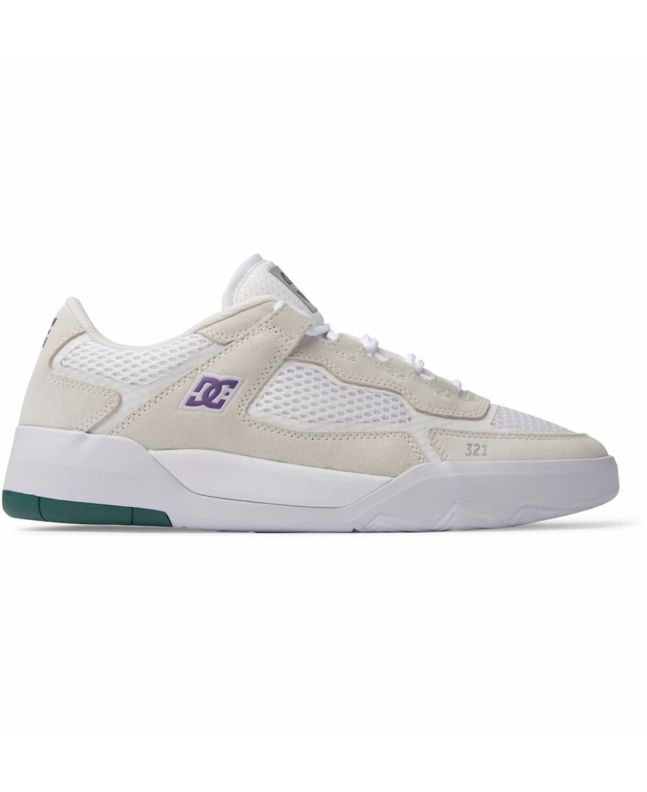 Zapatillas de Skate DC Shoes Metric S x Ish Cepeda Blanco-Púrpura para hombre