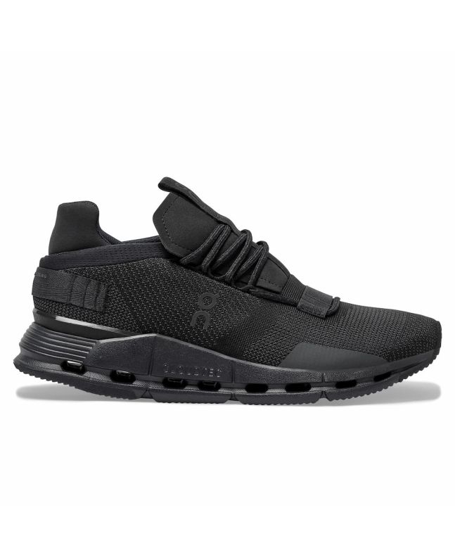 Zapatillas On Running Cloudnova Black-Eclipse negras para mujer