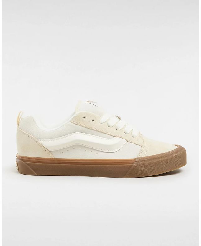 Zapatillas de ante Vans Knu Skool color beige con suela de goma Unisex