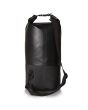 Mochila Estanca para trajes de surf Vissla 7 Seas 20L negra posterior