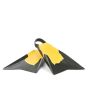 Aletas de Bodyboard Pride Vulcan V2 color Amarillo y Negro asimétricas