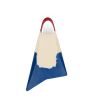 Aletas de Bodyboard Pride Vulcan V2 French Flag frontal