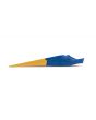 Aletas de Bodyboard Pride Vulcan V3 Pierre Louis Costes azules y amarillas lateral