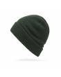 Gorro de invierno Volcom Full Stone Beanie color verde oscuro para hombre posterior