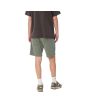 Hombre con Bermudas Carhartt WIP John Short Park Garment Dyed Verdes posterior