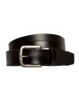 Cinturón de cuero Volcom Bistone negro para Hombre